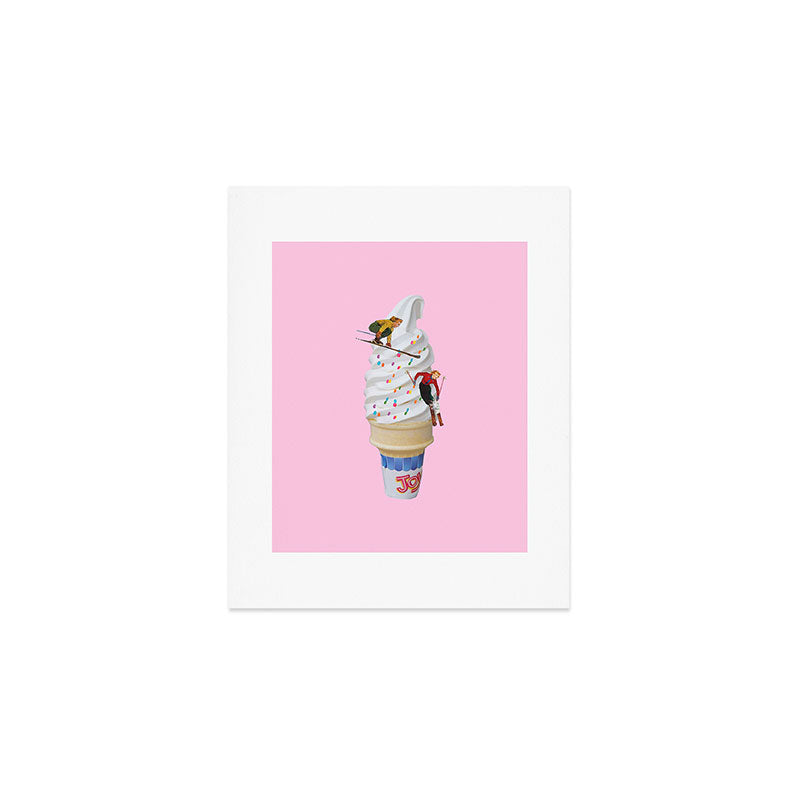 sweet shred pink Art Print Gallery Image 1