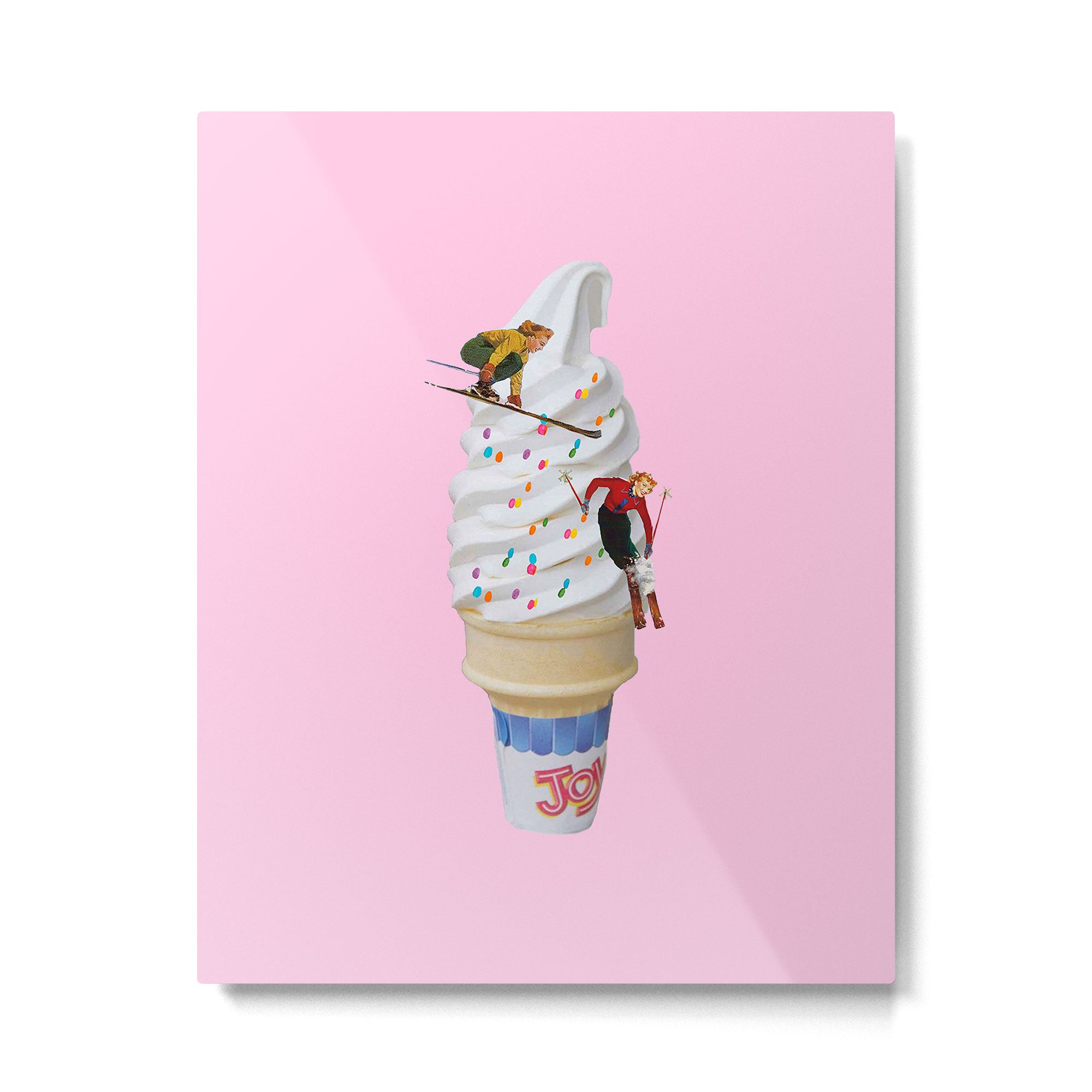sweet shred pink Metal Print Gallery Image 6