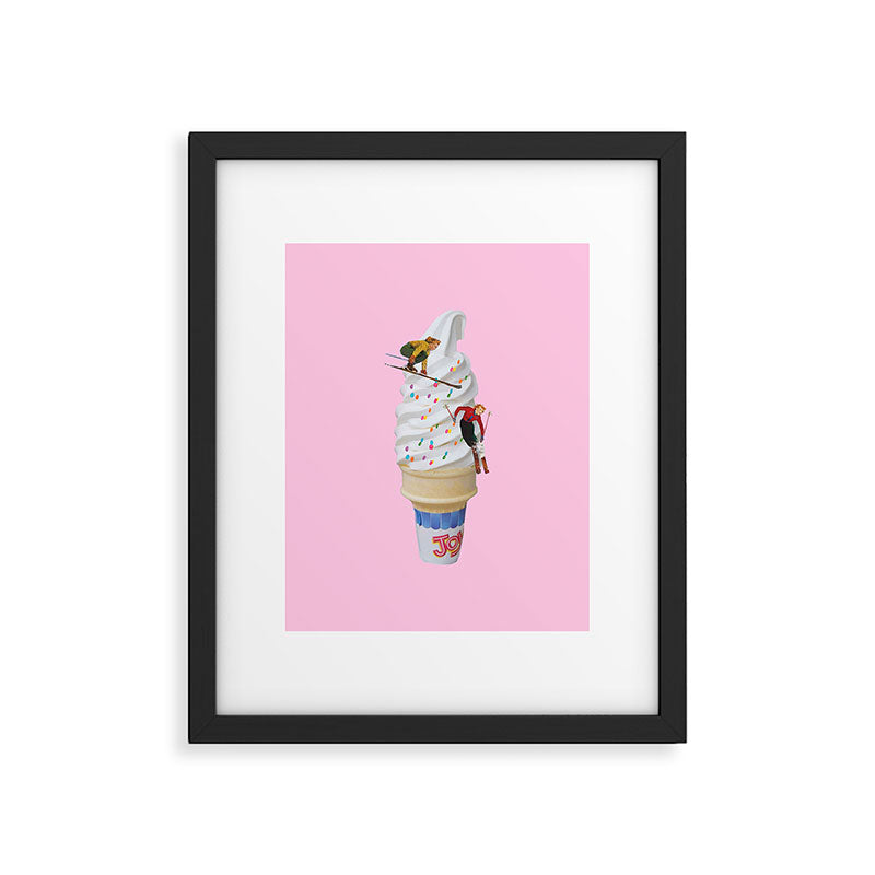 sweet shred pink Framed Art Print Gallery Image 4