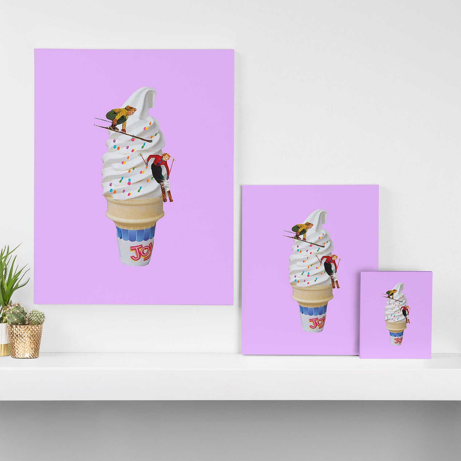 sweet shred purple Canvas Print Gallery Image 3