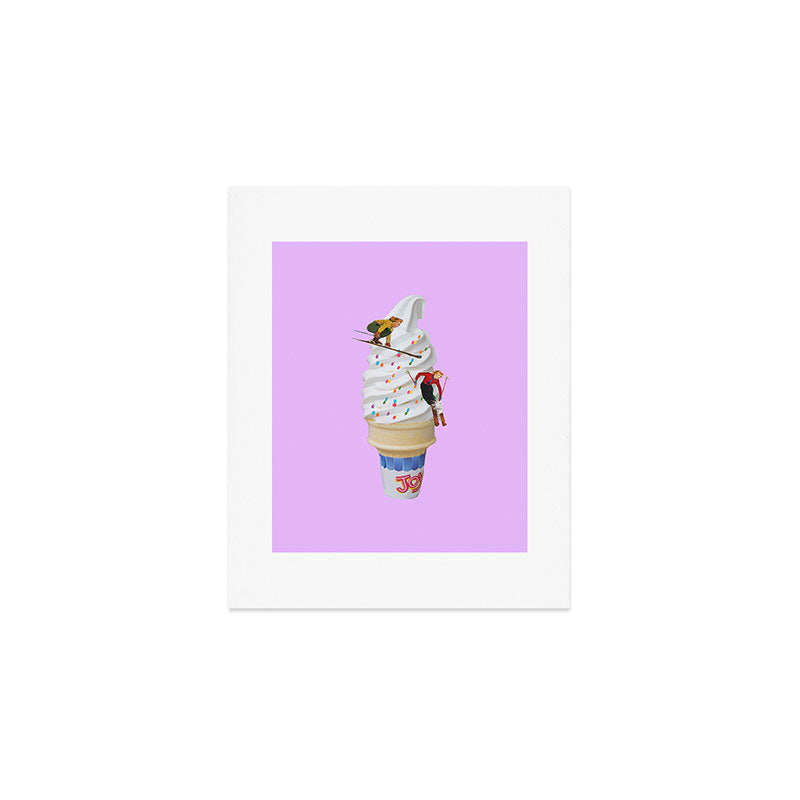 sweet shred purple Art Print Gallery Image 1