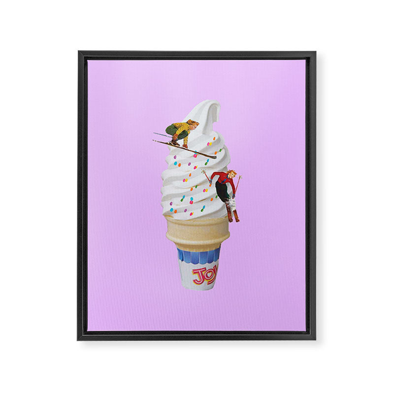 sweet shred purple Framed Canvas Print Gallery Image 8
