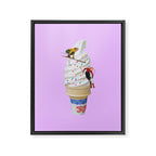 sweet shred purple Framed Canvas Print Gallery Image 8