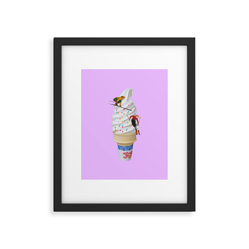 sweet shred purple Framed Art Print Gallery Image 4