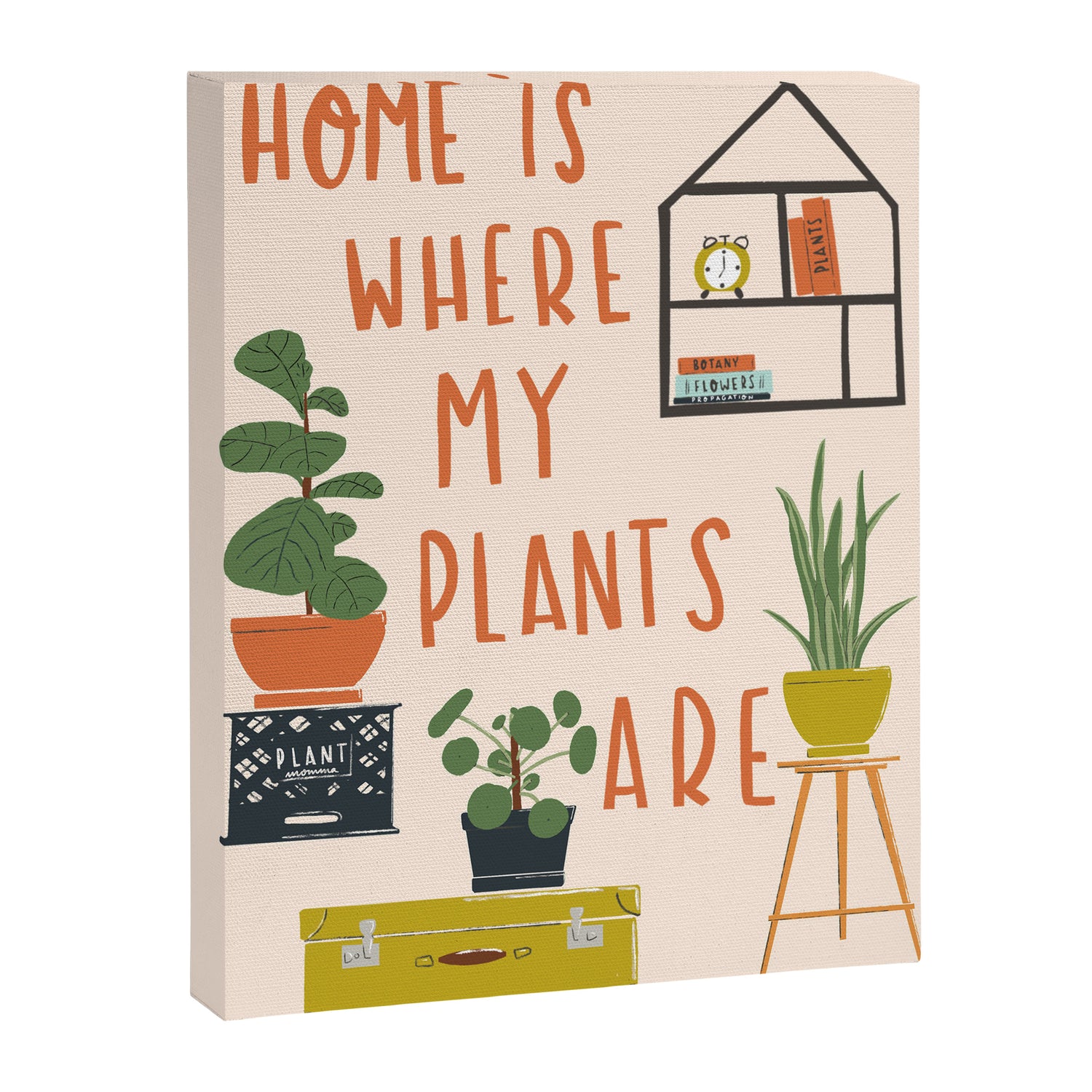 Home is Where My Plants Are Canvas Print Gallery Image 6