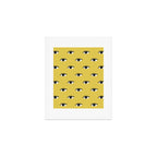 Inky Textured Eye Pattern - Olive Oil Art Print Gallery Image 1