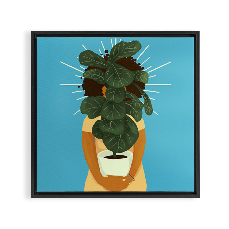 Plant Momma Framed Canvas Print Gallery Image 3