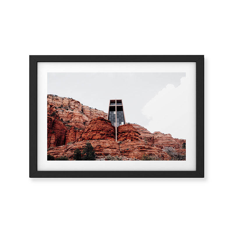 Chapel of the Holy Cross Sedona 2 Framed Art Print Gallery Image 2