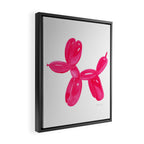 Balloon Dog Pink Framed Canvas Print Gallery Image 2