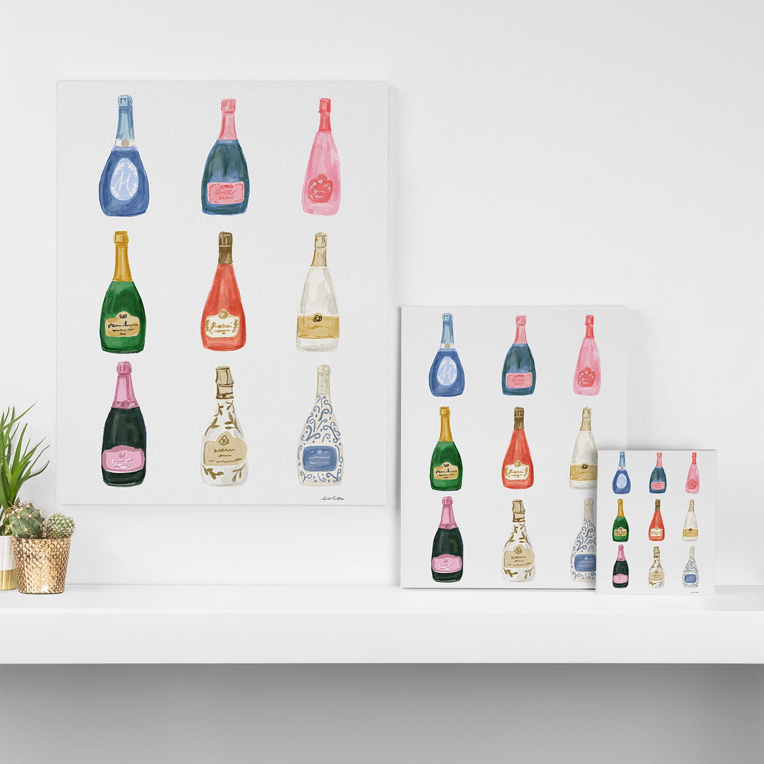 Champagne Summer Canvas Print Gallery Image 3