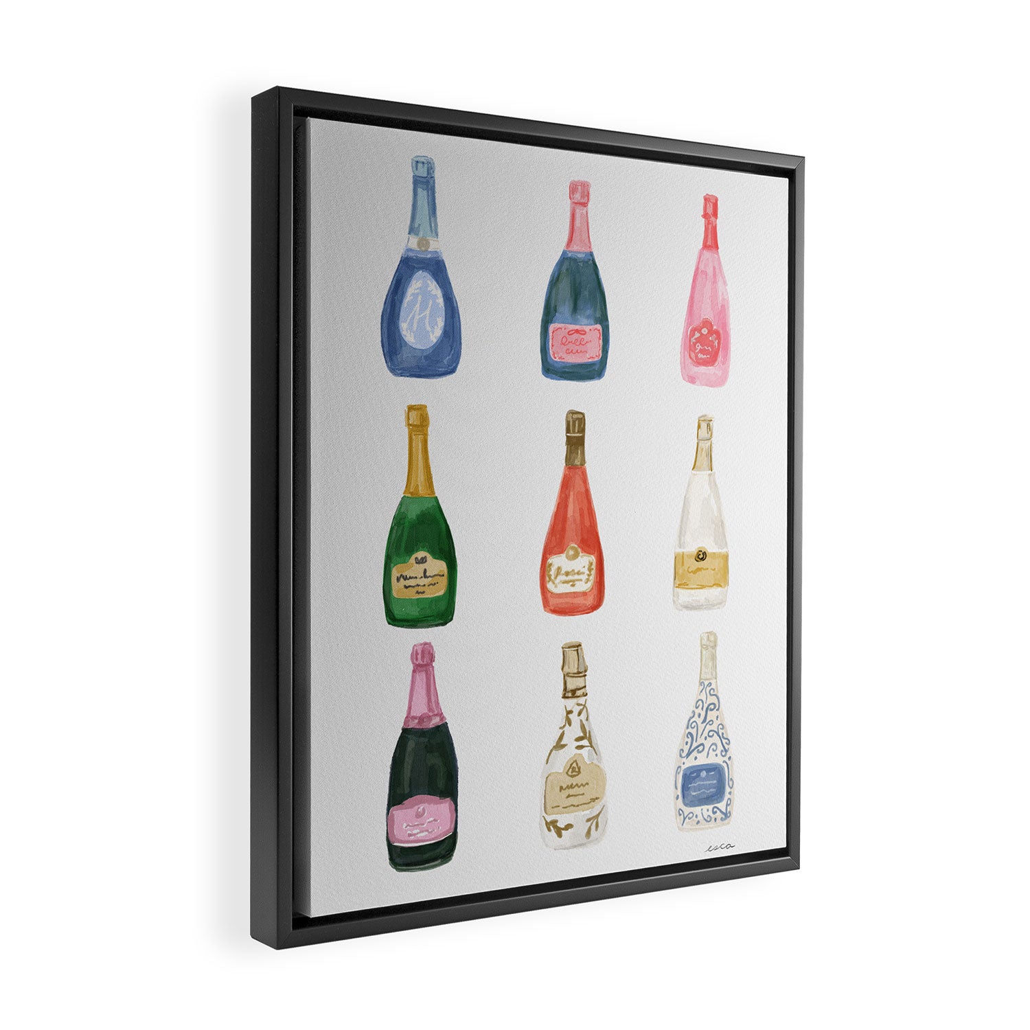 Champagne Summer Framed Canvas Print Gallery Image 2