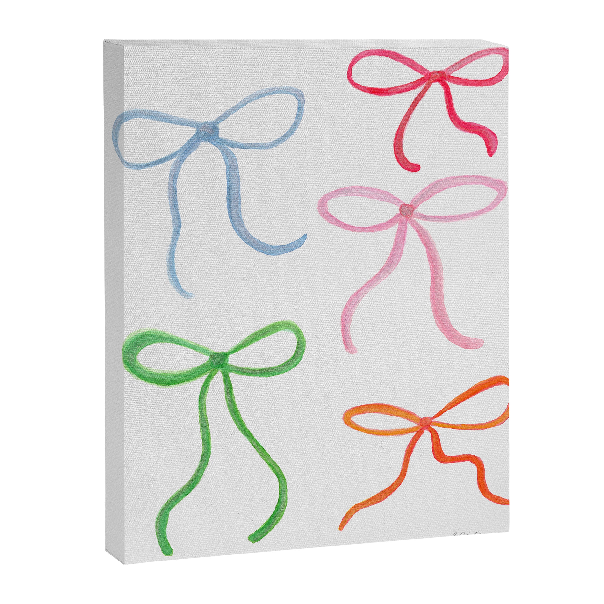 Colorful Coquette Bows  Canvas Print Gallery Image 8