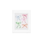 Colorful Coquette Bows  Art Print Gallery Image 1