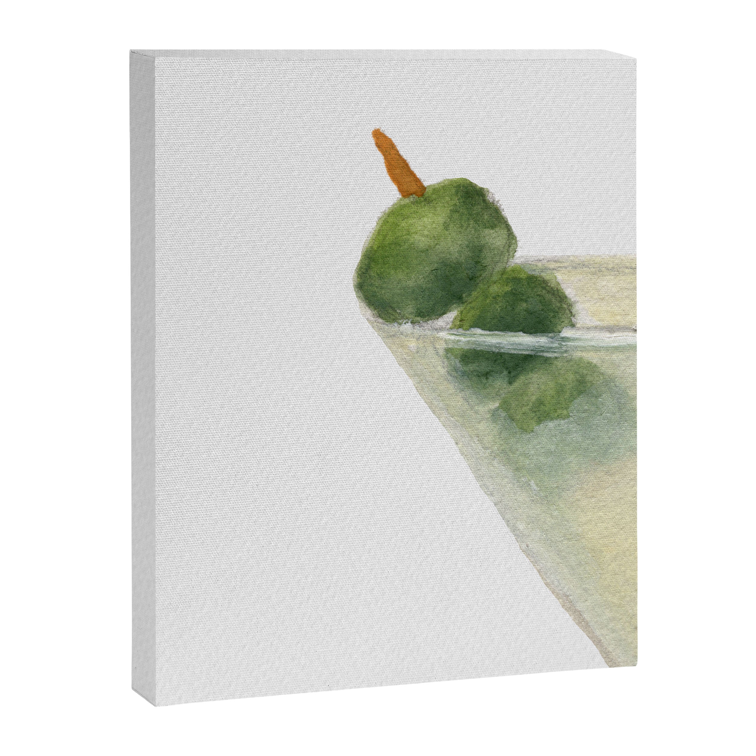 Dry Martini and Olives Happy Hour Canvas Print Gallery Image 8