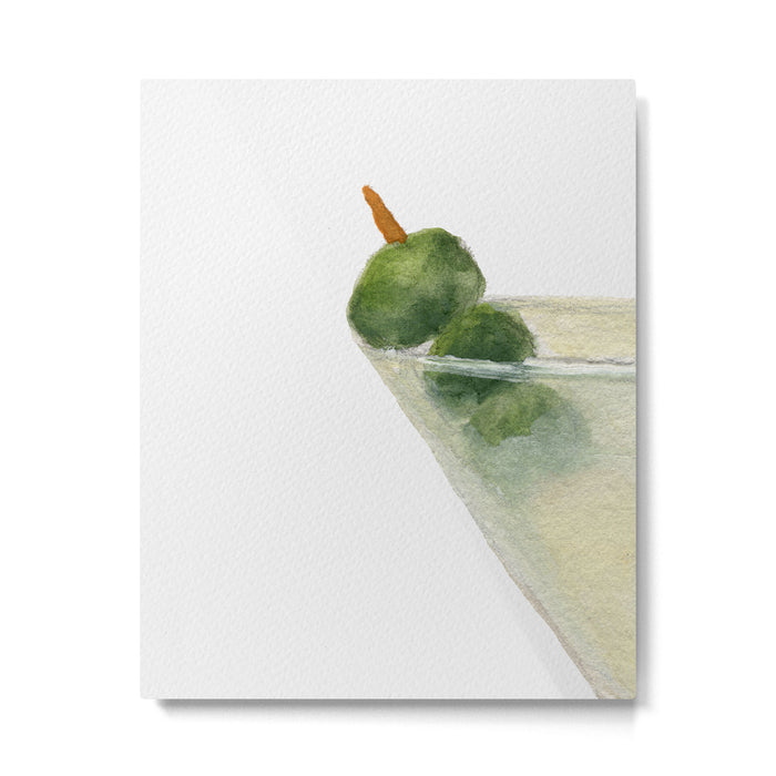 Dry Martini and Olives Happy Hour Metal Print Gallery Image 1