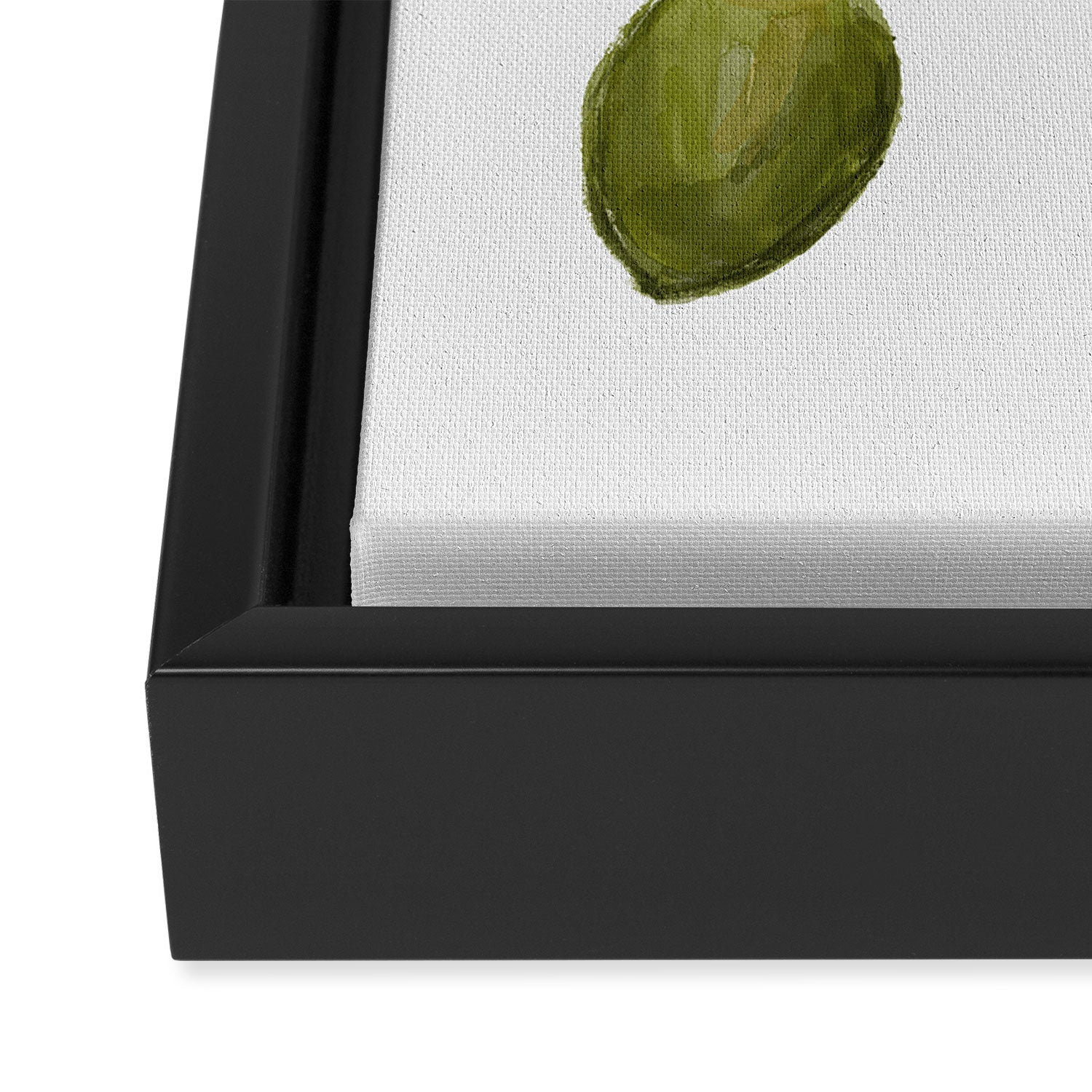 Green Olives Framed Canvas Print Gallery Image 3