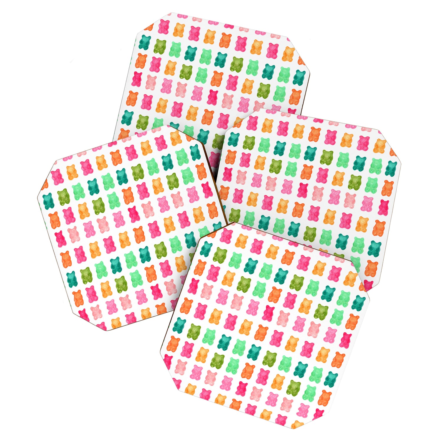 Gummy Bears Colorful Candy Coaster Gallery Image 1