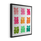 Gummy Bears Colorful Candy Framed Canvas Print Gallery Image 2