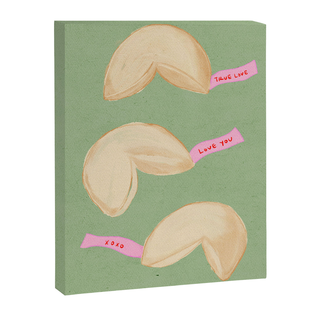 Love Fortune Cookies Matcha Green  Canvas Print Gallery Image 8