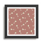 Martini Cocktail O'clock  Framed Art Print Gallery Image 1