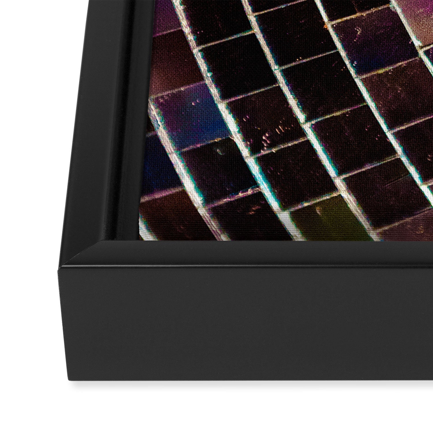 Disco Luxe Framed Canvas Print Gallery Image 3