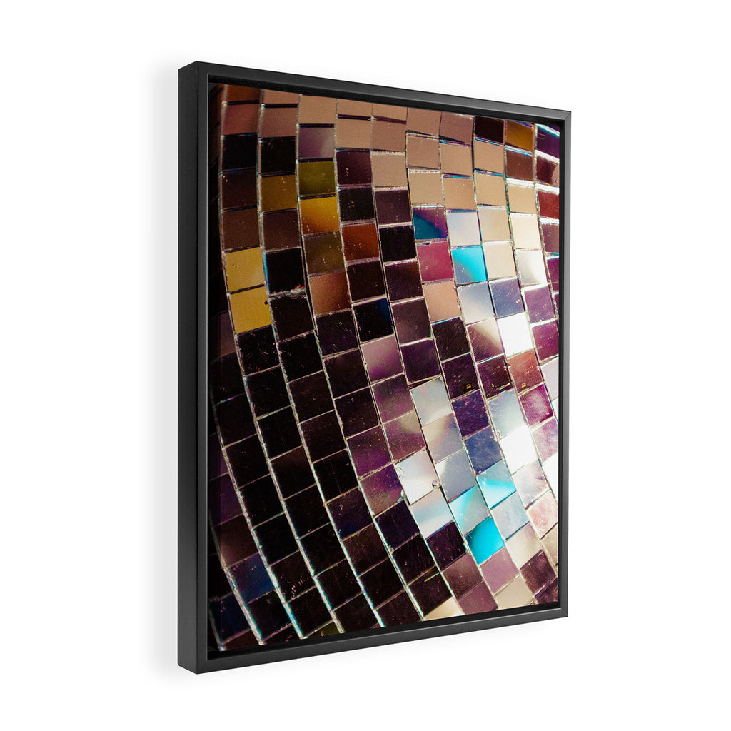 Disco Luxe Framed Canvas Print Gallery Image 2