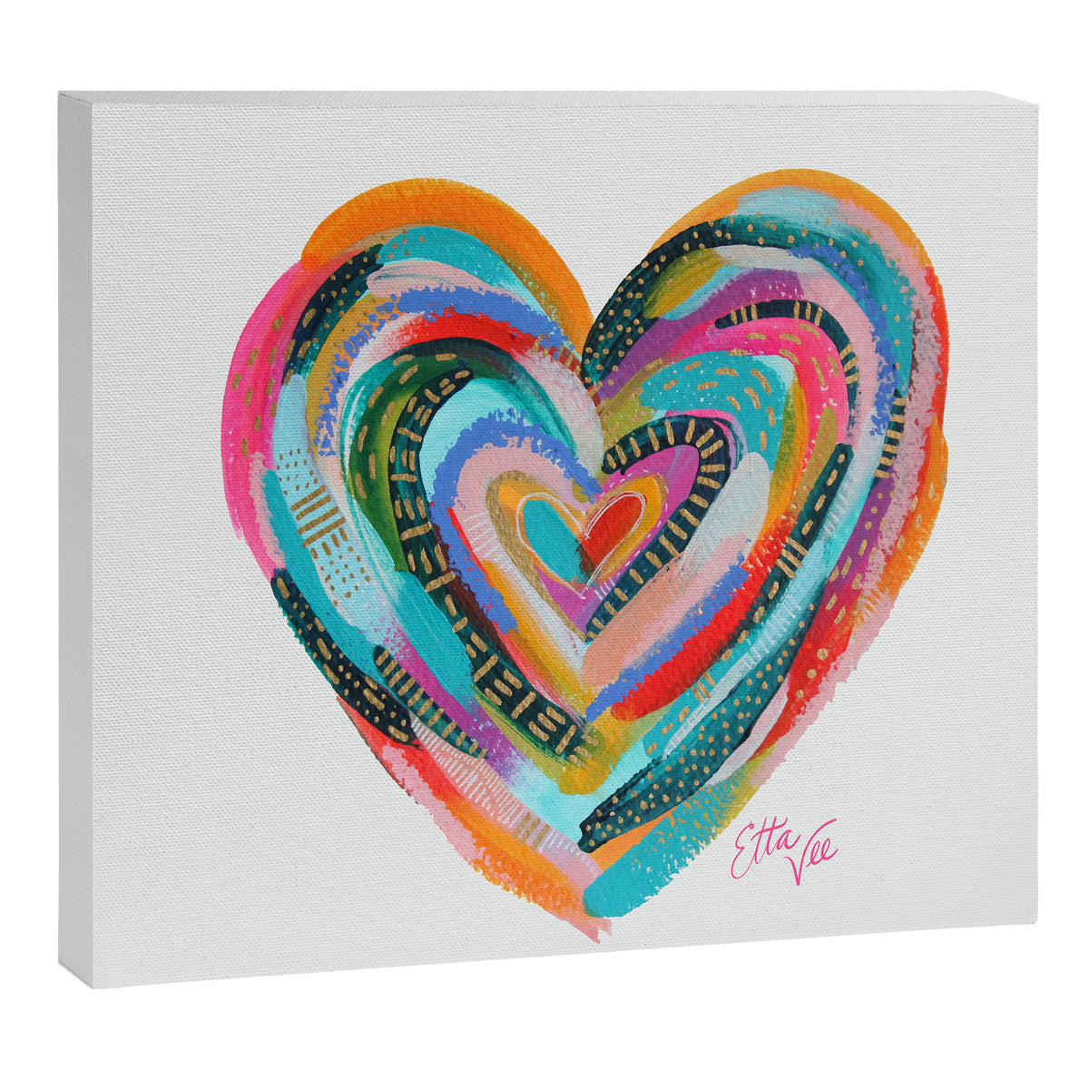 Art Heart no.1 Canvas Print Gallery Image 6