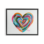 Art Heart no.1 Framed Canvas Print Gallery Image 6