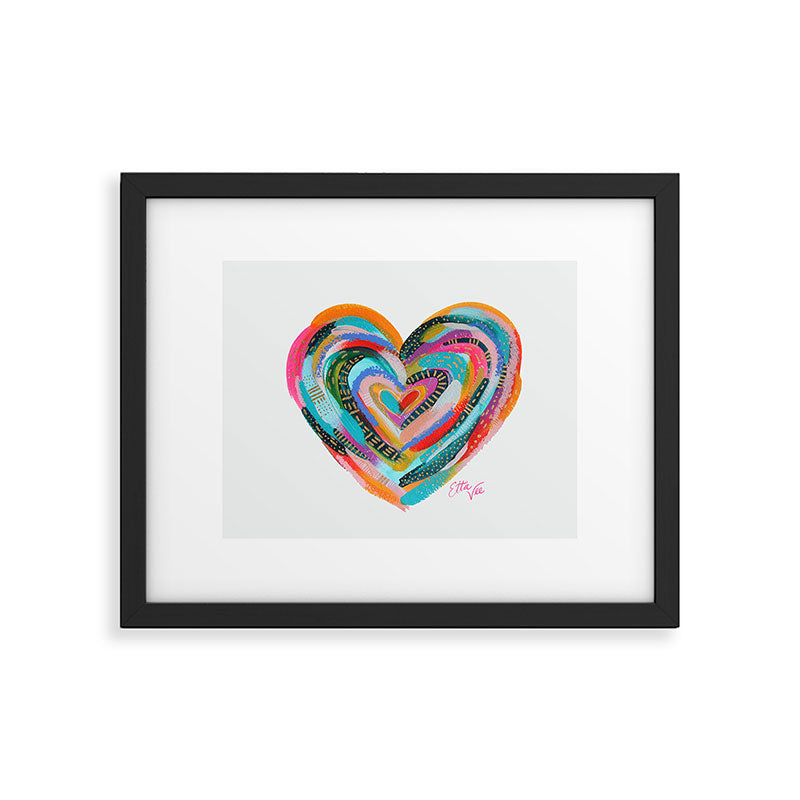 Art Heart no.1 Framed Art Print Gallery Image 5
