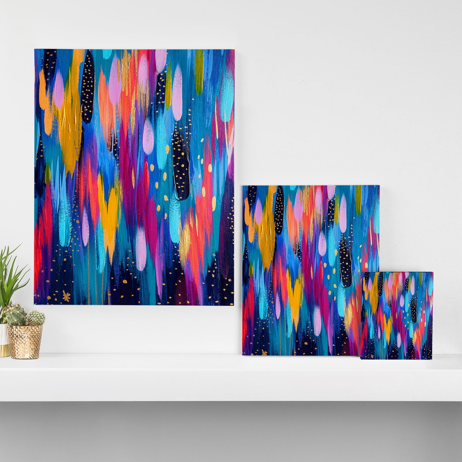 Brush Strokes no.101 Canvas Print Gallery Image 3