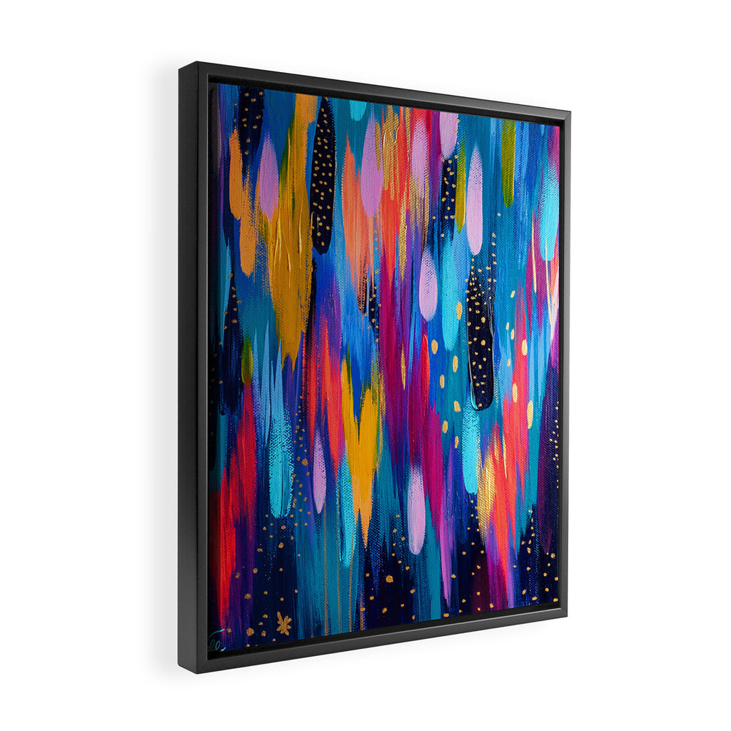 Brush Strokes no.101 Framed Canvas Print Gallery Image 2