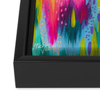 Brushstroke no.92 Framed Canvas Print Gallery Image 3