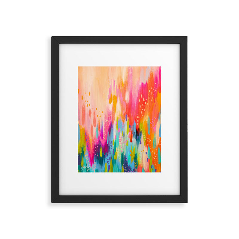 Brushstroke no.92 Framed Art Print Gallery Image 5