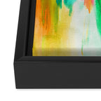 EttaVee Brush Strokes no.69 Vertical Framed Canvas Print Gallery Image 3