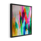 EttaVee Brush Strokes no.69 Vertical Framed Canvas Print Gallery Image 2
