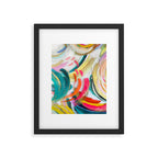 EttaVee Brushstroke no. 180 Framed Art Print Gallery Image 5