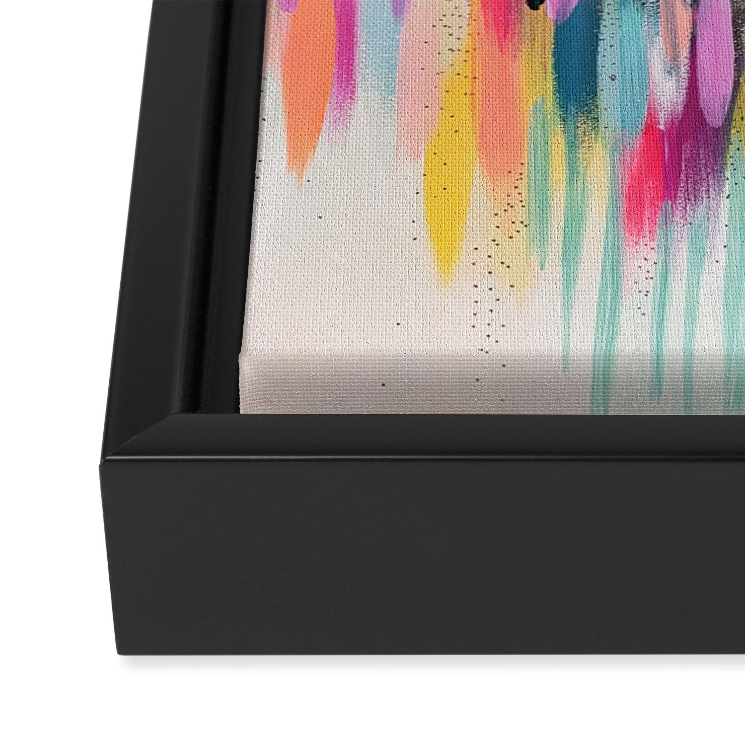 EttaVee Brushstroke No.109 Framed Canvas Print Gallery Image 3