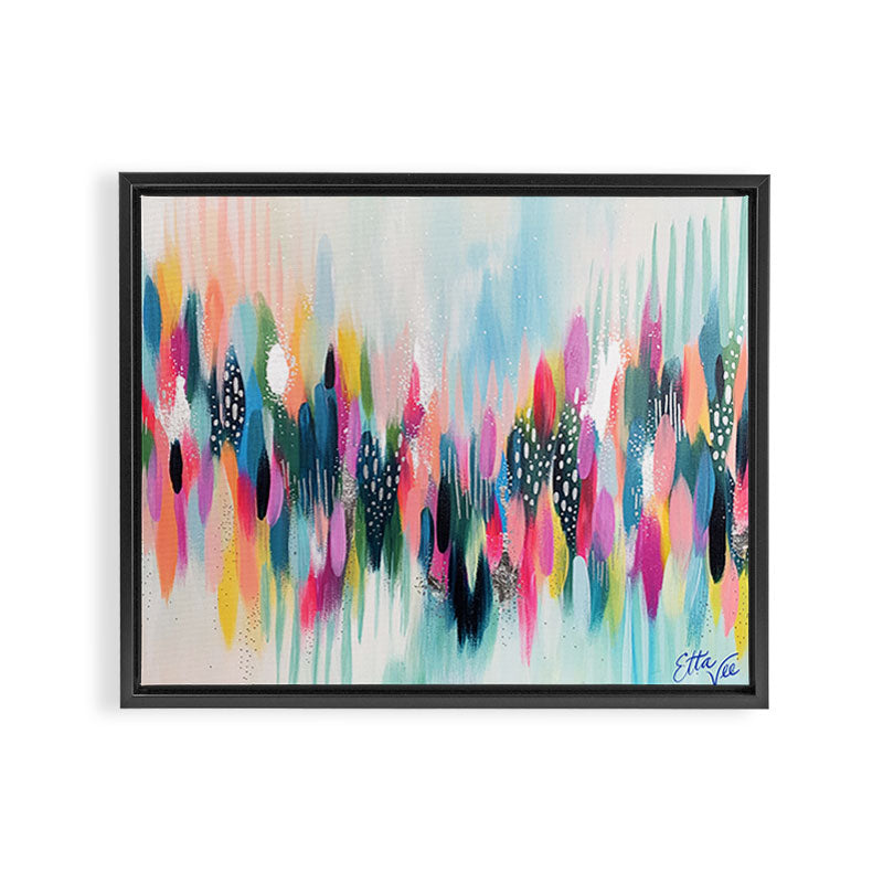 EttaVee Brushstroke No.109 Framed Canvas Print Gallery Image 6