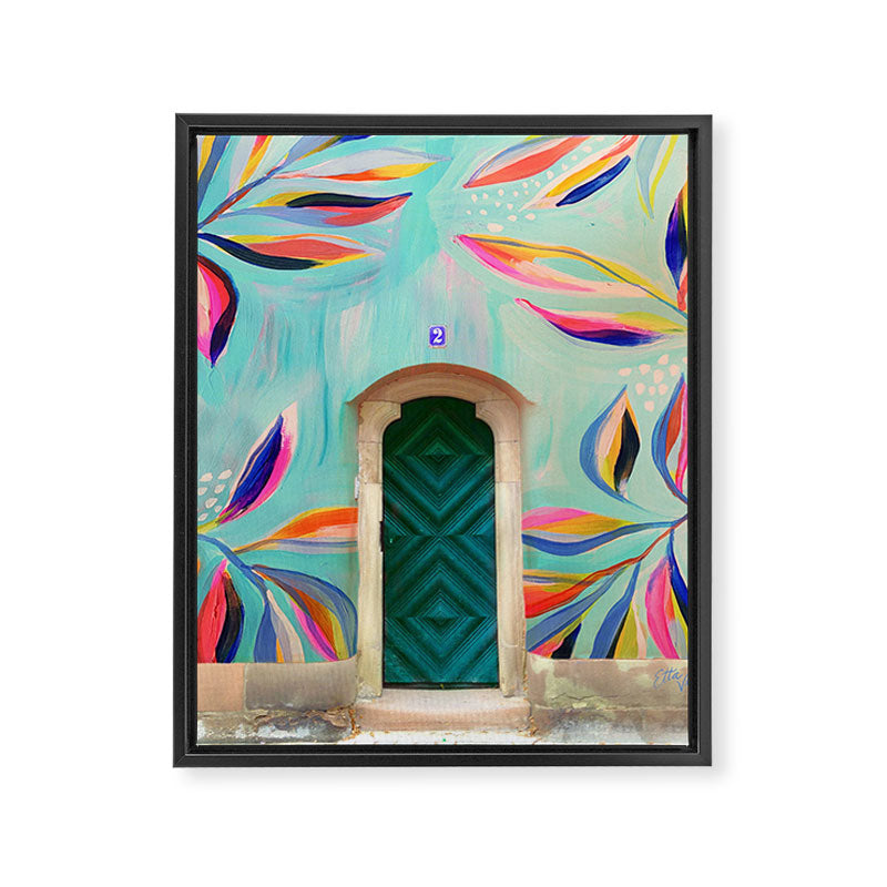 EttaVee Happy Home no.7 Framed Canvas Print Gallery Image 6