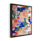 Abstract Fruits and Leaves / Modern Summer Framed Canvas Print Gallery Image 2