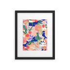 Abstract Fruits and Leaves / Modern Summer Framed Art Print Gallery Image 6