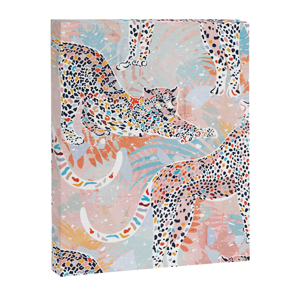 Colorful Wild Cats Canvas Print Gallery Image 8