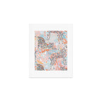Colorful Wild Cats Art Print Gallery Image 1
