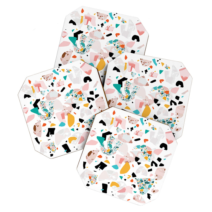 Mixed Mess I. / Collage, Terrazzo, Colorful Coaster Gallery Image 1