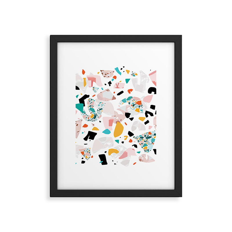 Mixed Mess I. / Collage, Terrazzo, Colorful Framed Art Print Gallery Image 6