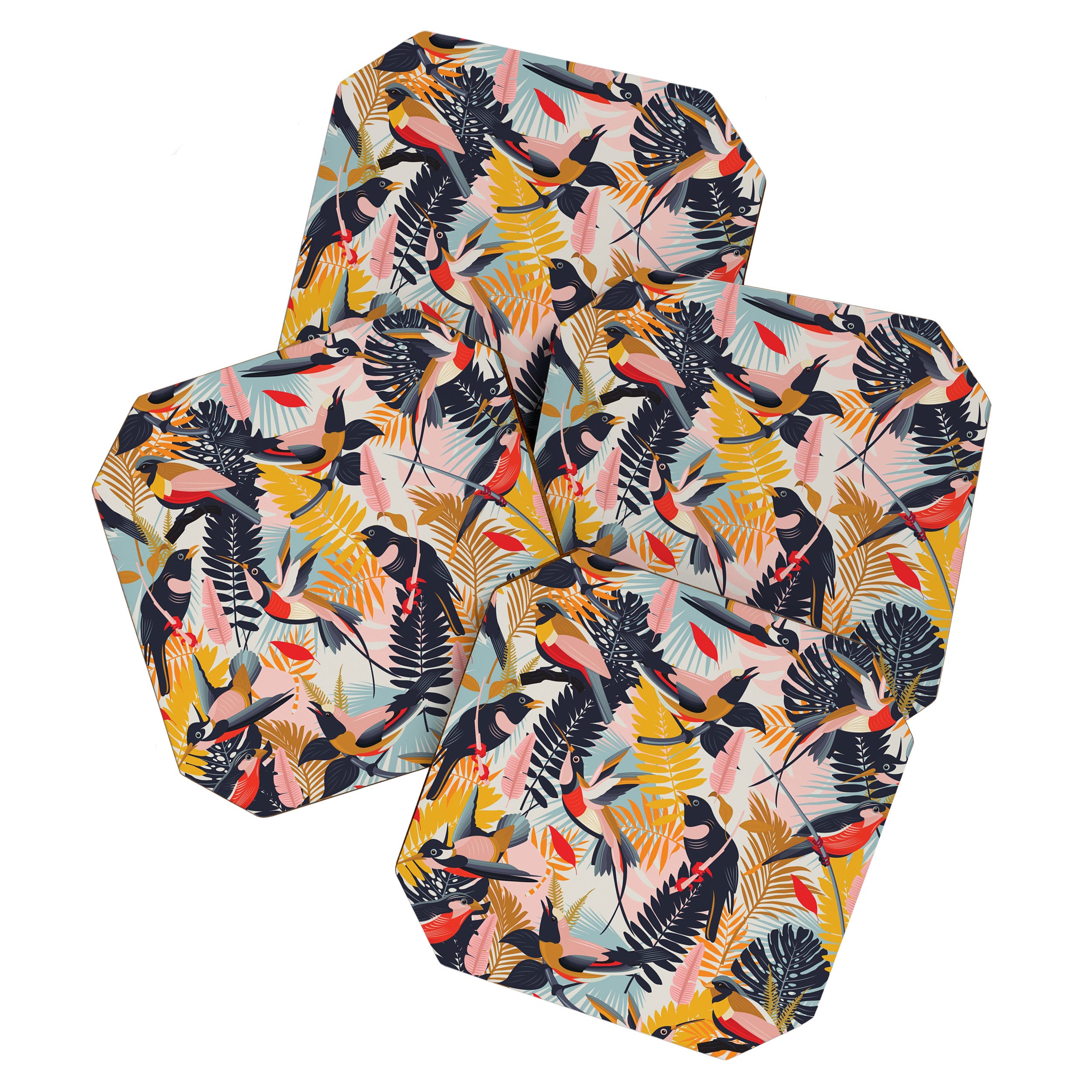 Paradise Birds II. Coaster Gallery Image 1