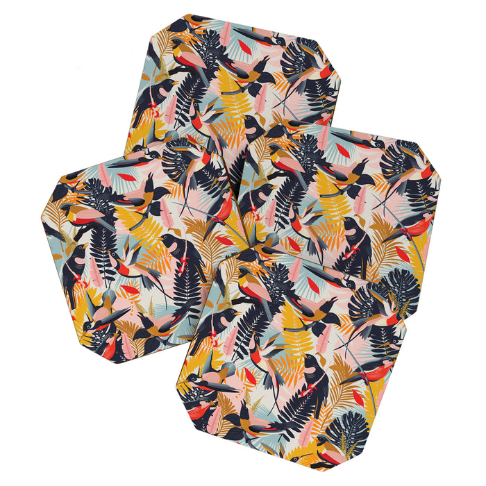 Paradise Birds II. Coaster Gallery Image 1