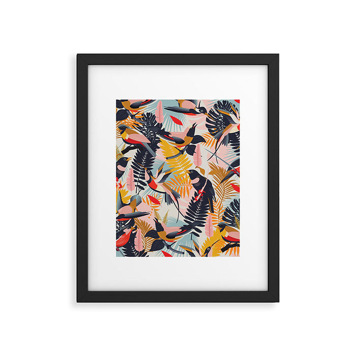 Paradise Birds II. Framed Art Print Gallery Image 1