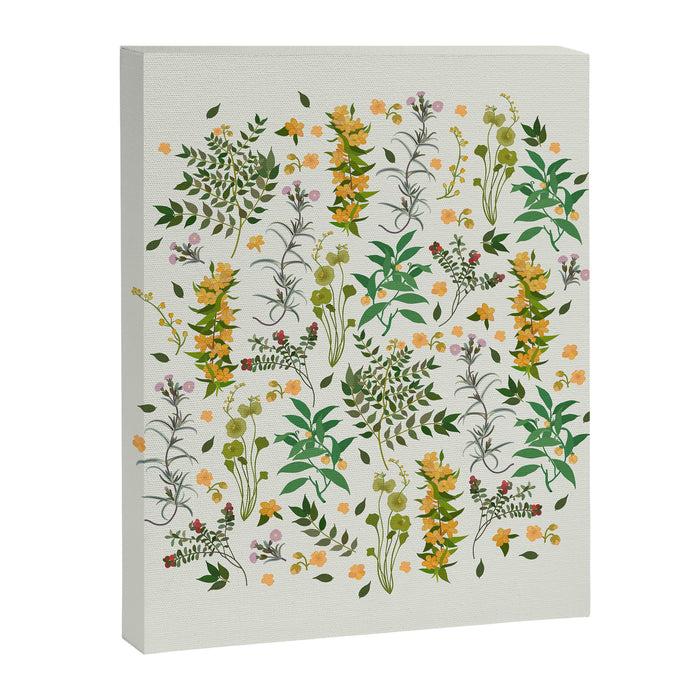 Vintage Wildflowers / Cozy Botanicals Canvas Print Gallery Image 1