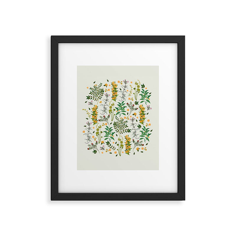 Vintage Wildflowers / Cozy Botanicals Framed Art Print Gallery Image 6
